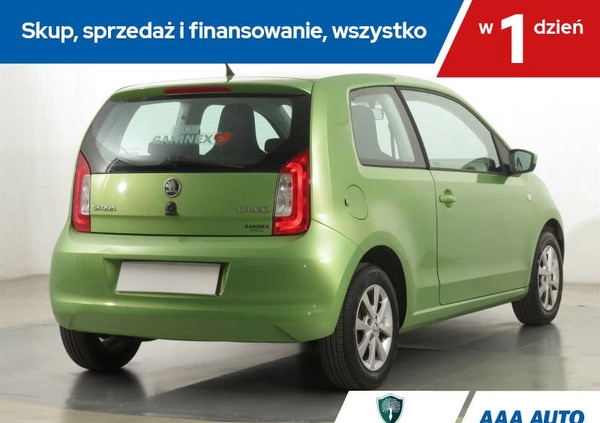 Skoda Citigo cena 19000 przebieg: 194087, rok produkcji 2013 z Darłowo małe 121